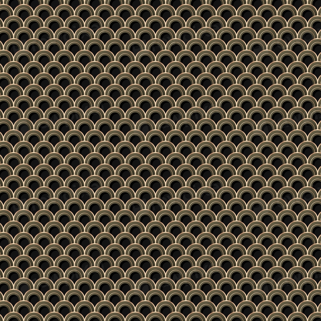 Seamless golden Japanese patterned background | Premium Vector - rawpixel