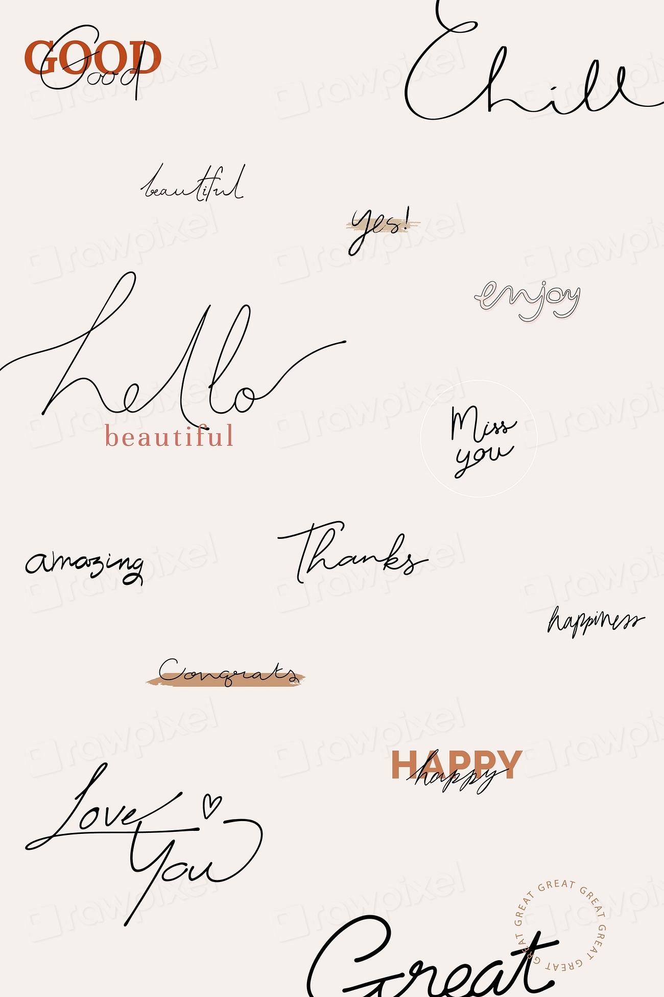 Cursive handwriting patterned background vector | Premium Vector - rawpixel