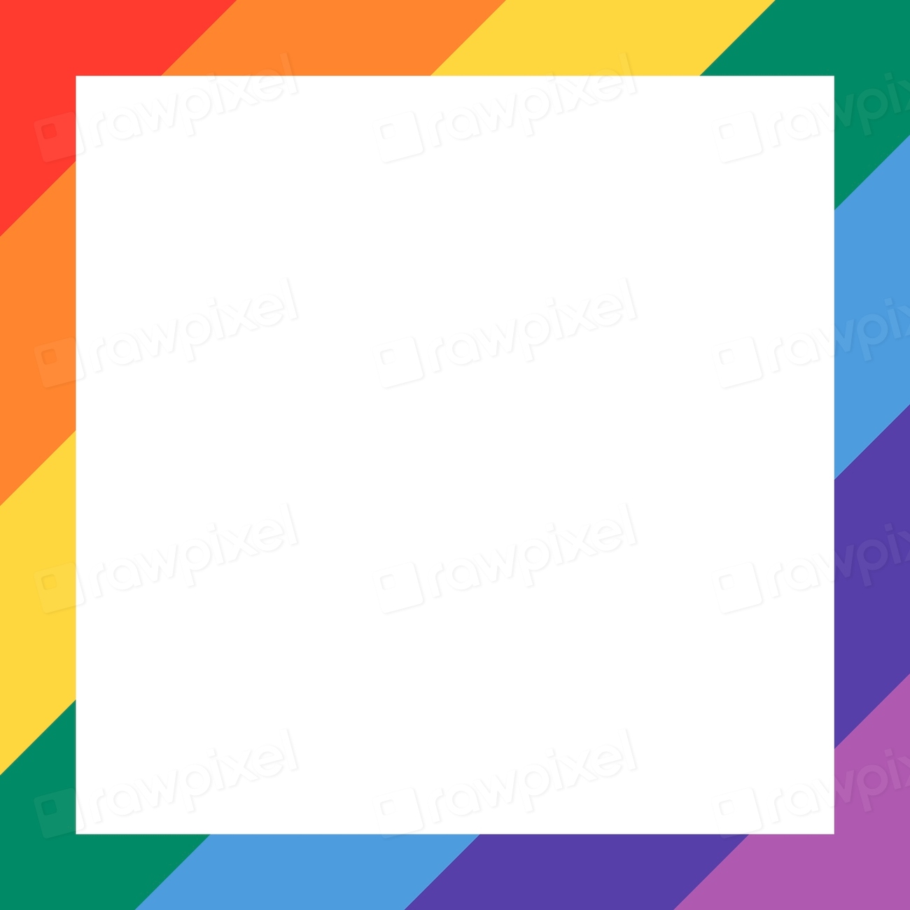 Rainbow frame vector LGBTQ pride | Premium Vector - rawpixel