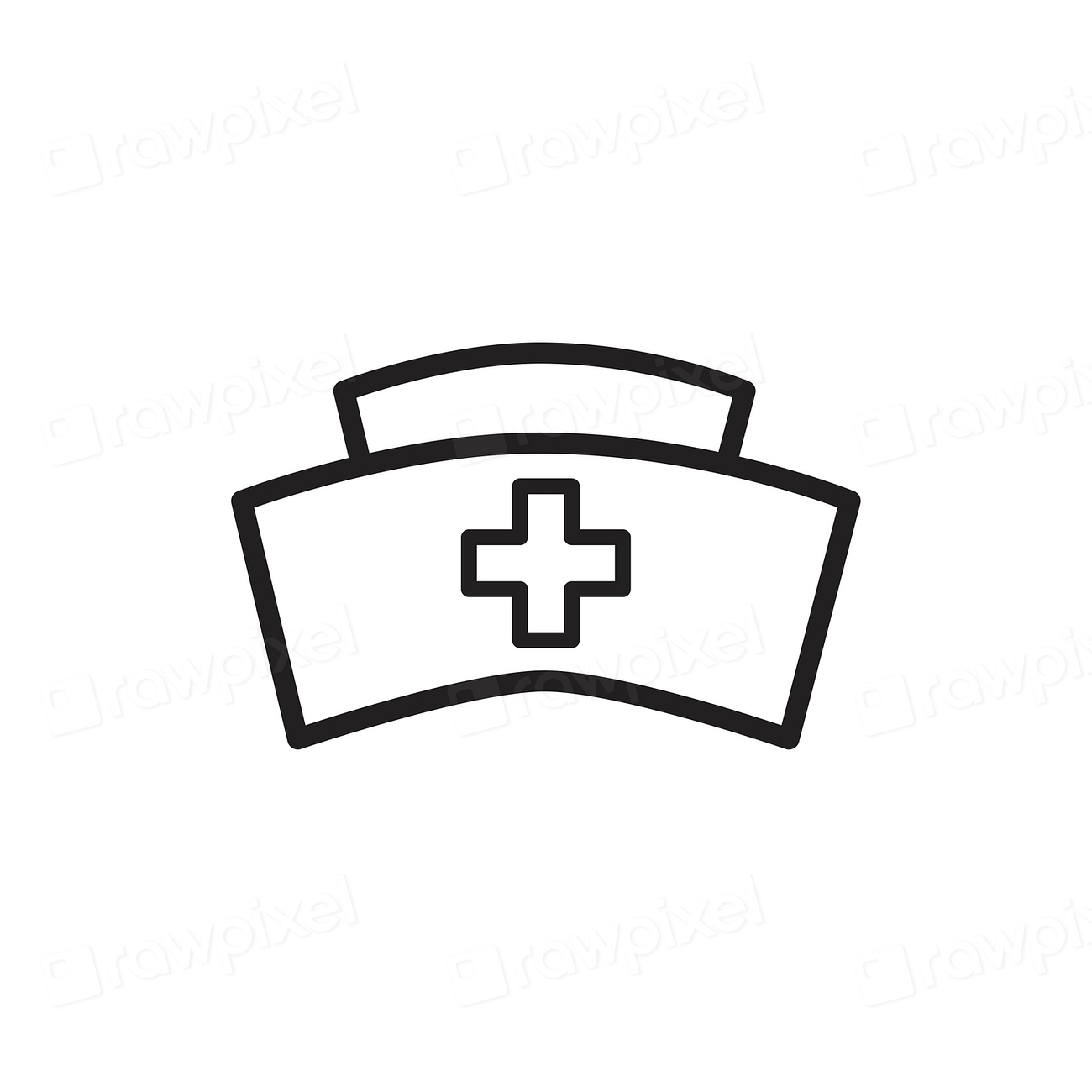 Nursing cap icon vector Premium Vector rawpixel