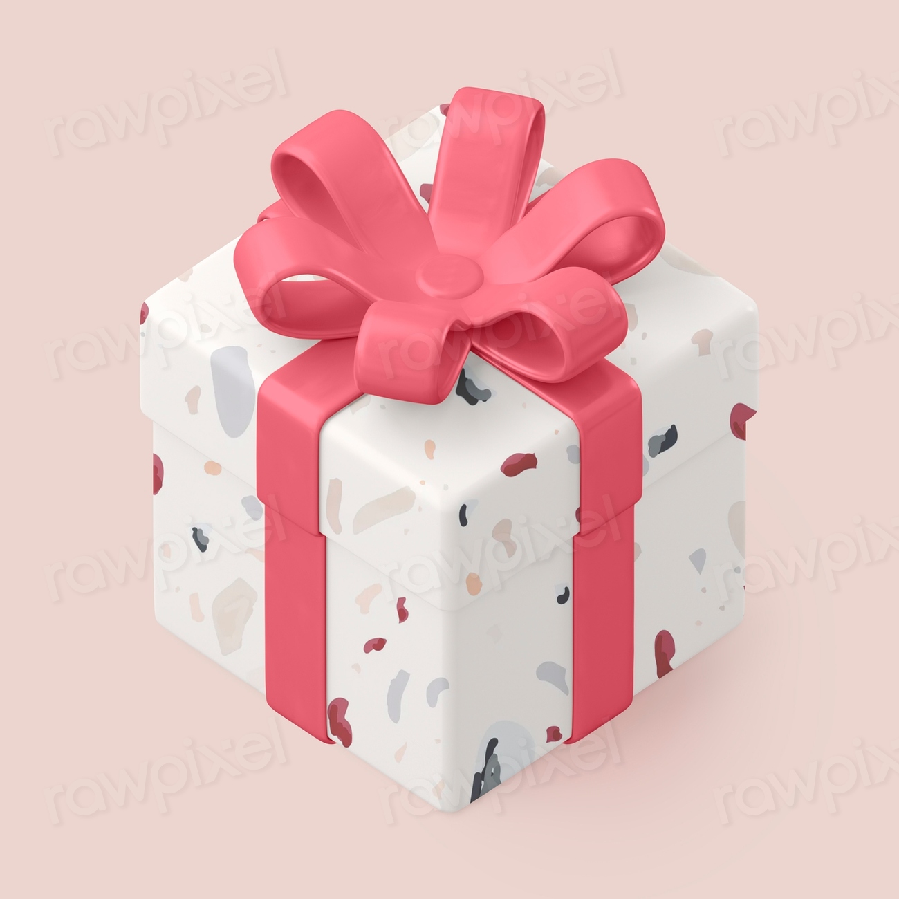 White gift box clipart, 3d | Premium Photo Illustration - rawpixel