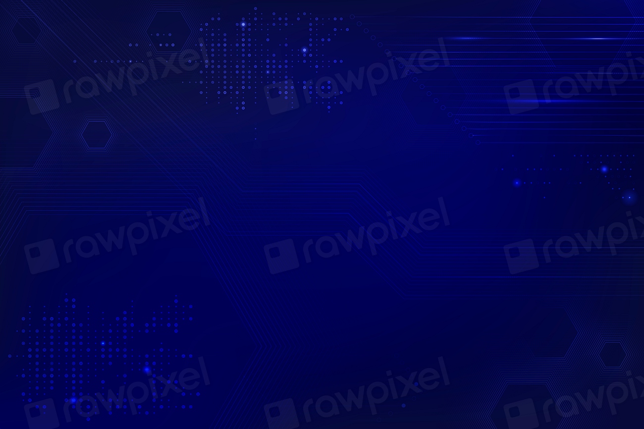 Blue data technology background psd | Premium PSD - rawpixel