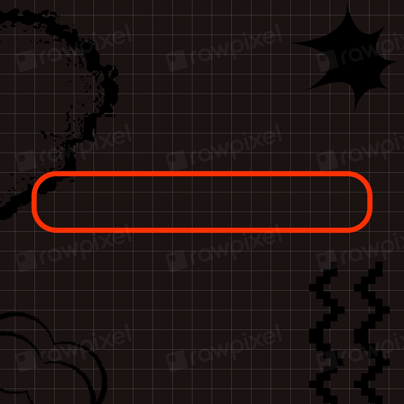 Dash symbol clipart, funky geometric PSD rawpixel