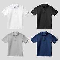 Versatile polo shirts  set psd