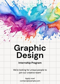 Graphic design   poster template