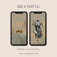 Branding Instagram post template