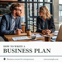 Business planning Instagram post template