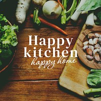 Kitchen  quote Instagram post template