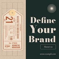 Branding   Instagram post template  