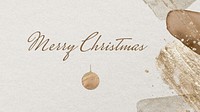 Merry Christmas  blog banner template