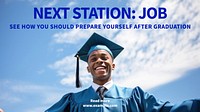 Graduation blog banner template