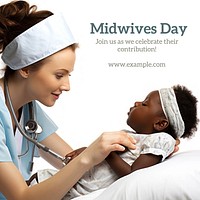 Midwives day Facebook post template