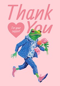 Thank you poster template