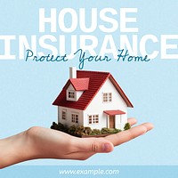 House insurance Instagram post template