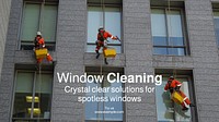 Window cleaning blog banner template