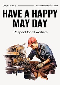 May day poster template