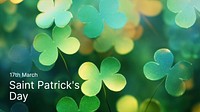 St. Patrick's Day blog banner template