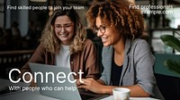 Connect blog banner template