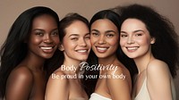 Body positivity blog banner template