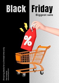 Black friday poster template