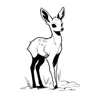 Deer Animal animal deer illustrated.
