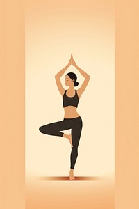 Yoga session exercise fitness female.