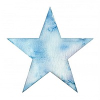 Clean light blue star weaponry outdoors symbol.