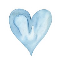 Clean pastel blue heart balloon blossom flower.