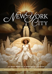 New York city poster template