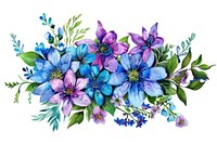 Posy Bouquet embroidery graphics pattern.