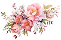 Illustration of flowers art graphics pattern.