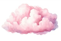 Illustration of pink cloud outdoors mineral nature.