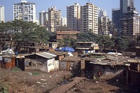 Slums building city neighborhood.