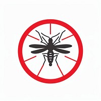 Mosquito invertebrate animal symbol.