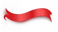 Red banner or ribbon graphics reptile animal.