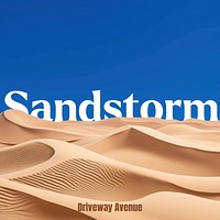 Sandstorm album Instagram post template