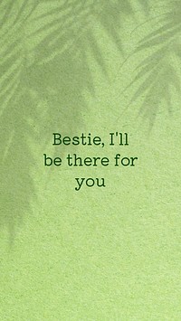 Bestie quote Facebook story template