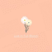 Flower & positivity  quote Instagram post template