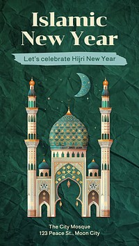 Islamic new year Instagram story template