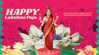 Lakshi Puja Facebook cover template