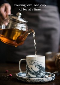 Tea  templates quote poster template