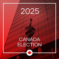 Canada election Instagram post template