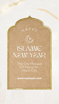 Islamic new year Instagram story template
