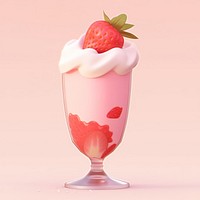 Strawberry Milkshake strawberry milk beverage.