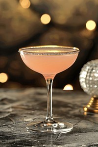 A pink cocktail beverage alcohol martini.