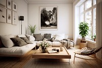 Living-room interior architecture publication furniture.