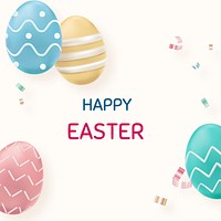 Happy Easter Instagram post template & design