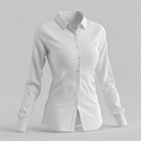 White shirt mockup apparel clothing sleeve.