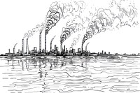 No pollution drawing architecture illustrated.