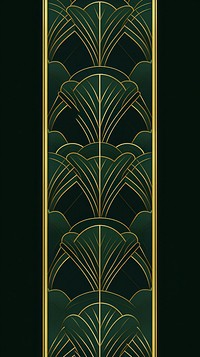 Art deco seamless wallpaper pattern door gate.